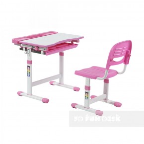 Комплект парта + стул трансформеры Cantare Pink в Первоуральске - pervouralsk.mebel-74.com | фото