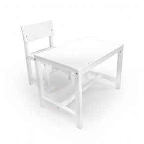 Детский растущий комплект стол и стул Я САМ "Лофт" (Белый, Белый) в Первоуральске - pervouralsk.mebel-74.com | фото