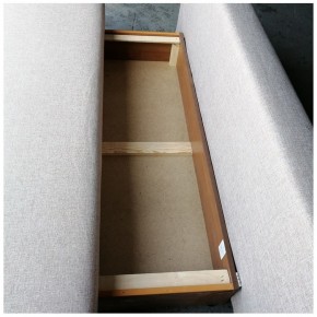 Диван-кровать Комфорт без подлокотников BALTIC BITTER (4 подушки) в Первоуральске - pervouralsk.mebel-74.com | фото