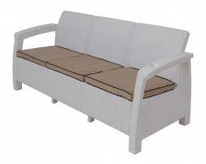 Диван Yalta Premium Sofa 3 Set (Ялта) белый (+подушки под спину) в Первоуральске - pervouralsk.mebel-74.com | фото