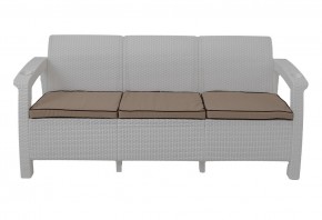 Диван Yalta Premium Sofa 3 Set (Ялта) белый (+подушки под спину) в Первоуральске - pervouralsk.mebel-74.com | фото