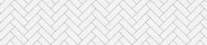 Фартук Метро керамик (белая) CPL пластик МДФ 6 мм в Первоуральске - pervouralsk.mebel-74.com | фото