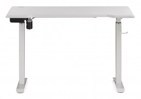 Компьютерный стол Маркос с механизмом подъема 120х75х75 белый / шагрень белая в Первоуральске - pervouralsk.mebel-74.com | фото