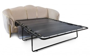 Комплект мягкой мебели Lara 3-1-1 с раскладным механизмом (бежевый/золото) в Первоуральске - pervouralsk.mebel-74.com | фото