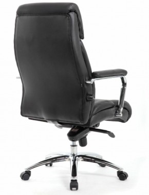 Кресло BRABIX PREMIUM "Phaeton EX-502" (кожа с компаньоном, хром, черное) 530882 в Первоуральске - pervouralsk.mebel-74.com | фото