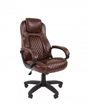 Кресло для руководителя  CHAIRMAN 432 (Экокожа коричневая) в Первоуральске - pervouralsk.mebel-74.com | фото