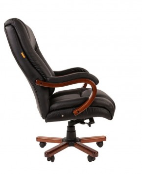 Кресло для руководителя CHAIRMAN  503 (Кожа) Черное в Первоуральске - pervouralsk.mebel-74.com | фото