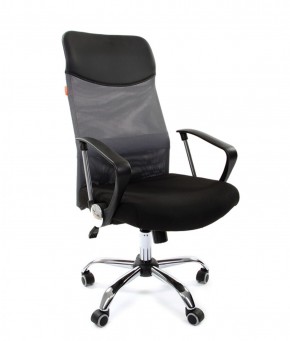 Кресло для руководителя CHAIRMAN 610 N(15-21 черный/сетка серый) в Первоуральске - pervouralsk.mebel-74.com | фото