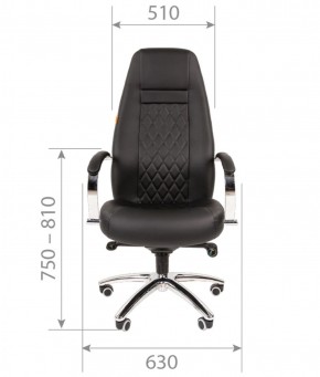 Кресло для руководителя CHAIRMAN 950 (Экокожа) Черное в Первоуральске - pervouralsk.mebel-74.com | фото