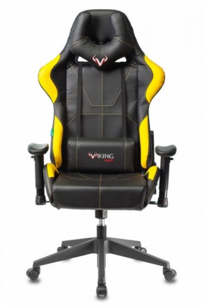 Кресло игровое Бюрократ VIKING 5 AERO YELLOW черный/желтый в Первоуральске - pervouralsk.mebel-74.com | фото