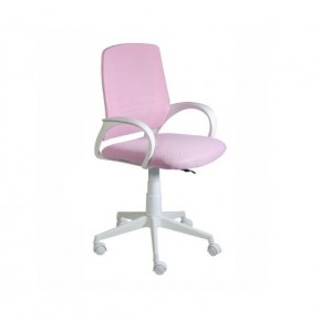 Кресло Ирис White сетка/ткань розовая в Первоуральске - pervouralsk.mebel-74.com | фото