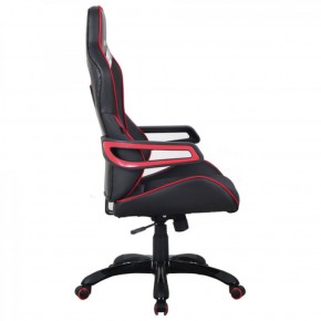 Кресло компьютерное BRABIX Nitro GM-001 (ткань/экокожа) черное, вставки красные (531816) в Первоуральске - pervouralsk.mebel-74.com | фото