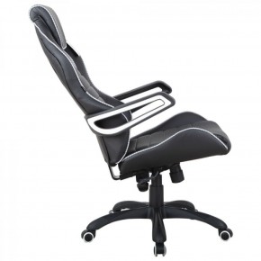 Кресло компьютерное BRABIX Techno Pro GM-003 (экокожа черное/серое, вставки серые) 531814 в Первоуральске - pervouralsk.mebel-74.com | фото