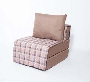 Кресло-кровать бескаркасное Харви (коричневый-квадро беж) в Первоуральске - pervouralsk.mebel-74.com | фото