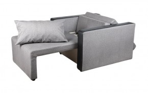 Кресло-кровать Милена с подлокотниками (серый) Велюр в Первоуральске - pervouralsk.mebel-74.com | фото