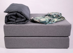 Кресло-кровать-пуф бескаркасное Прайм (мехико серый-графит) в Первоуральске - pervouralsk.mebel-74.com | фото