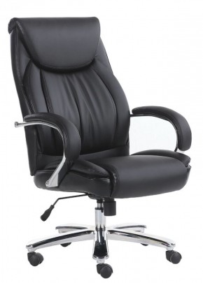Кресло офисное BRABIX "Advance EX-575" (хром/экокожа/черное) 531825 в Первоуральске - pervouralsk.mebel-74.com | фото