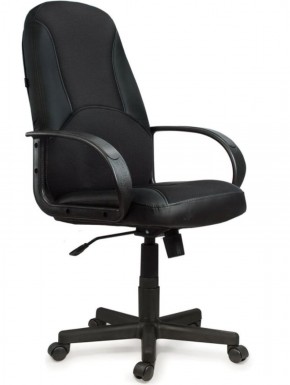 Кресло офисное BRABIX "City EX-512" (кожзам черный, ткань черная) 531407 в Первоуральске - pervouralsk.mebel-74.com | фото