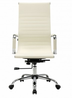 Кресло офисное BRABIX "Energy EX-509" (экокожа, хром, бежевое) 531166 в Первоуральске - pervouralsk.mebel-74.com | фото