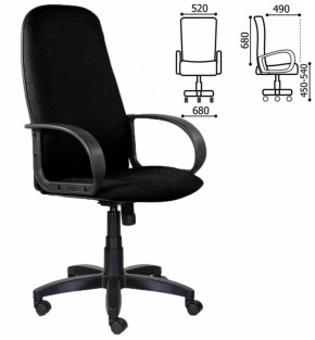 Кресло офисное BRABIX "Praktik EX-279" (ткань/кожзам, черное) 532017 в Первоуральске - pervouralsk.mebel-74.com | фото