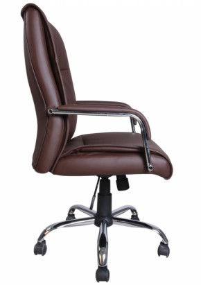 Кресло офисное BRABIX "Space EX-508" (экокожа, хром, коричневое) 531164 в Первоуральске - pervouralsk.mebel-74.com | фото