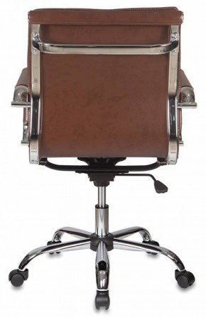 Кресло руководителя Бюрократ CH-993-LOW/BROWN коричневый в Первоуральске - pervouralsk.mebel-74.com | фото