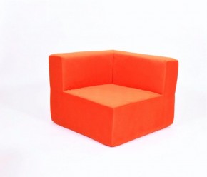 Кресло-угловое-модуль бескаркасное Тетрис 30 (Оранжевый) в Первоуральске - pervouralsk.mebel-74.com | фото