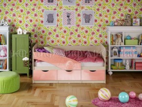 Кровать Бабочки (Розовый металлик) 1600 в Первоуральске - pervouralsk.mebel-74.com | фото