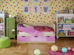 Кровать Бабочки (Сиреневый металлик) 1600 в Первоуральске - pervouralsk.mebel-74.com | фото