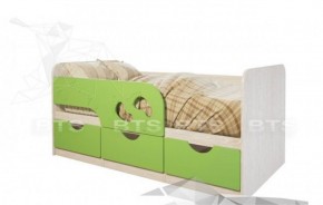 Кровать детская Минима Лего 1.86 (крем/дуб атланта) в Первоуральске - pervouralsk.mebel-74.com | фото