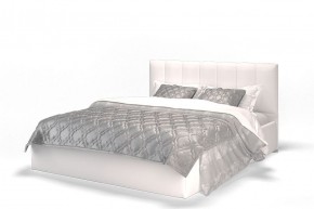 Кровать Элен 1600 + основание с ПМ (Vega white) белый в Первоуральске - pervouralsk.mebel-74.com | фото