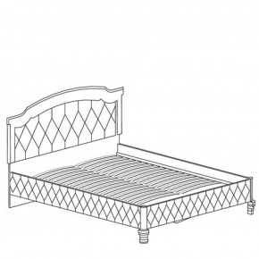 Кровать с обивкой №490 Марлен (1800) Кремовый белый в Первоуральске - pervouralsk.mebel-74.com | фото
