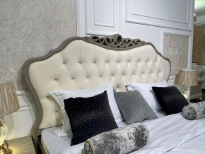 Кровать Мокко 1800 с мягким изголовьем + основание (серый камень) в Первоуральске - pervouralsk.mebel-74.com | фото