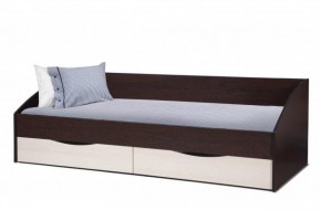 Кровать одинарная "Фея - 3" симметричная New (2000Х900) венге/вудлайн кремовый в Первоуральске - pervouralsk.mebel-74.com | фото