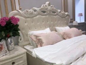 Кровать с мягким изголовьем Афина 1600 (крем корень) в Первоуральске - pervouralsk.mebel-74.com | фото