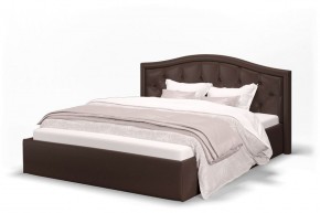 Кровать Стелла 1200 + Основание (Лесмо brown) коричневый в Первоуральске - pervouralsk.mebel-74.com | фото