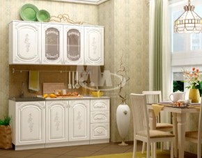 ЛИЗА-2 Кухонный гарнитур 1,7 Белый глянец холодный в Первоуральске - pervouralsk.mebel-74.com | фото