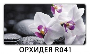 Обеденный раздвижной стол Бриз с фотопечатью Цветы R044 в Первоуральске - pervouralsk.mebel-74.com | фото