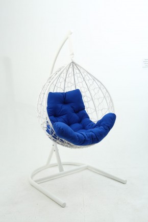 Подвесное кресло Бароло (белый/синий) в Первоуральске - pervouralsk.mebel-74.com | фото