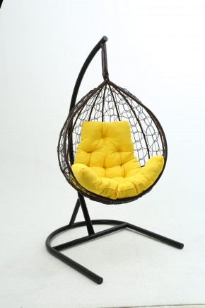 Подвесное кресло Бароло (коричневый/желтый) в Первоуральске - pervouralsk.mebel-74.com | фото