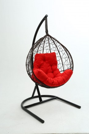 Подвесное кресло Бароло (коричневый/красный) в Первоуральске - pervouralsk.mebel-74.com | фото