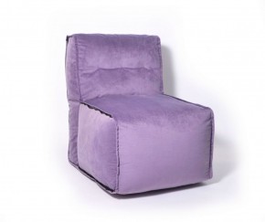 Прямое модульное бескаркасное кресло Комфорт (Фиолет велюр) в Первоуральске - pervouralsk.mebel-74.com | фото