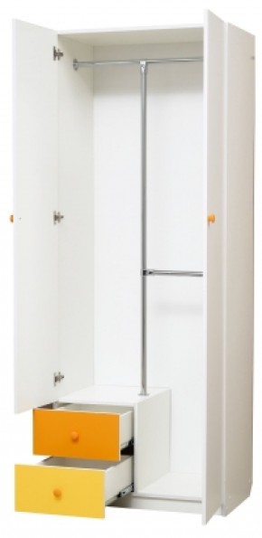 Шкаф 2-х дверный с ящиками и зеркалом Радуга (800) в Первоуральске - pervouralsk.mebel-74.com | фото