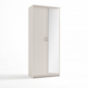 Шкаф 2-х створчатый Дуэт Люкс с зеркалом в Первоуральске - pervouralsk.mebel-74.com | фото