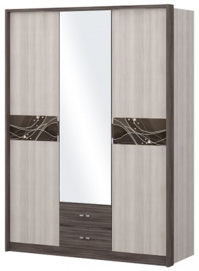 Шкаф 3-х дверный с зеркалом Шк68.2 МС Николь в Первоуральске - pervouralsk.mebel-74.com | фото