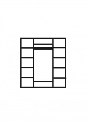 Шкаф 4-х дверный (2 зеркала) для платья и белья Венеция дуб седан (ВНШ1/4) в Первоуральске - pervouralsk.mebel-74.com | фото
