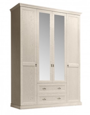 Шкаф 4-х дверный (с зеркалами) для платья и белья с выдвижными ящиками Венеция дуб седан (ВНШ1/41) в Первоуральске - pervouralsk.mebel-74.com | фото