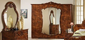 Шкаф 5-и дверный с зеркалами (20.145) Тициана (орех) в Первоуральске - pervouralsk.mebel-74.com | фото