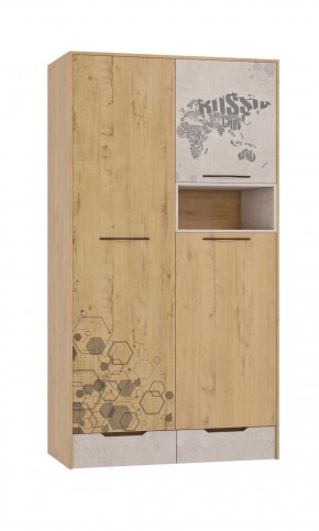 Шкаф для одежды 3 двери и 2 ящика Шк134.0 ДС Стэнфорд в Первоуральске - pervouralsk.mebel-74.com | фото