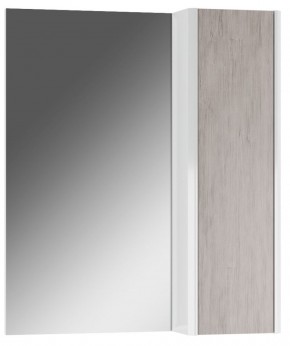 Шкаф-зеркало Uno 60 Дуб серый левый/правый Домино (DU1503HZ) в Первоуральске - pervouralsk.mebel-74.com | фото
